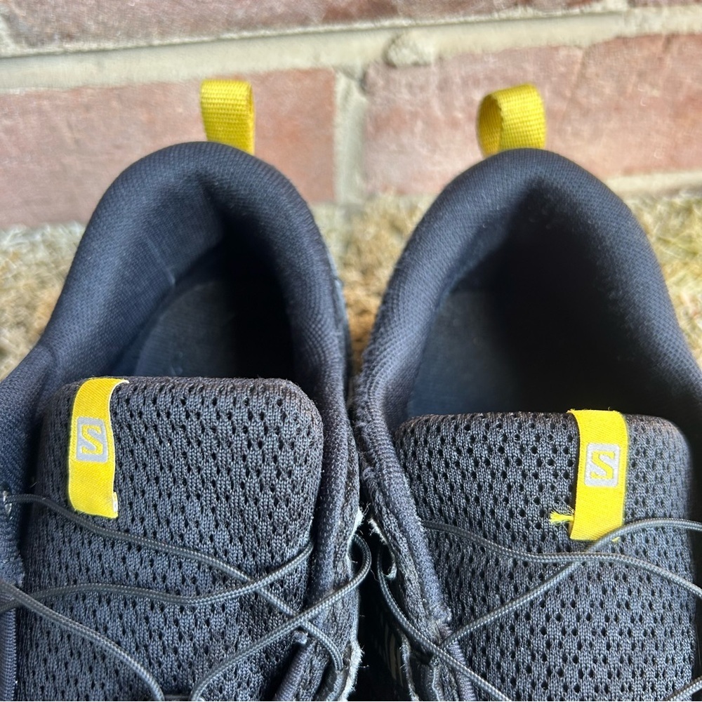 Salomon Xa Pro V8 Trail Running Shoes Blue Gray Yellow Men’s 7.5 - Picture 7 of 8